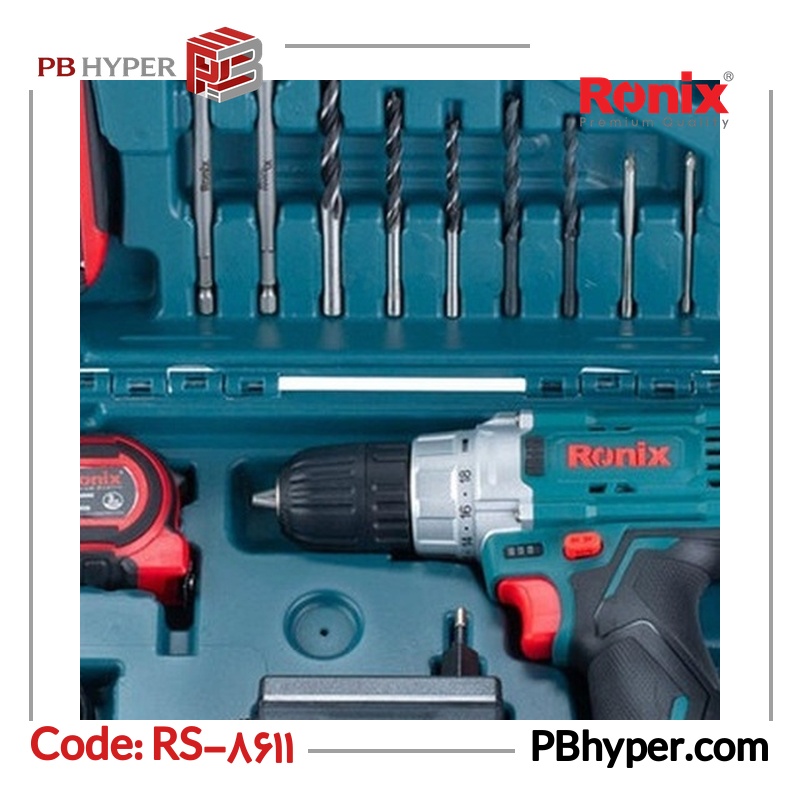 مجموعه 35 عددی دریل چکشی رونیکس مدل  RS-8611