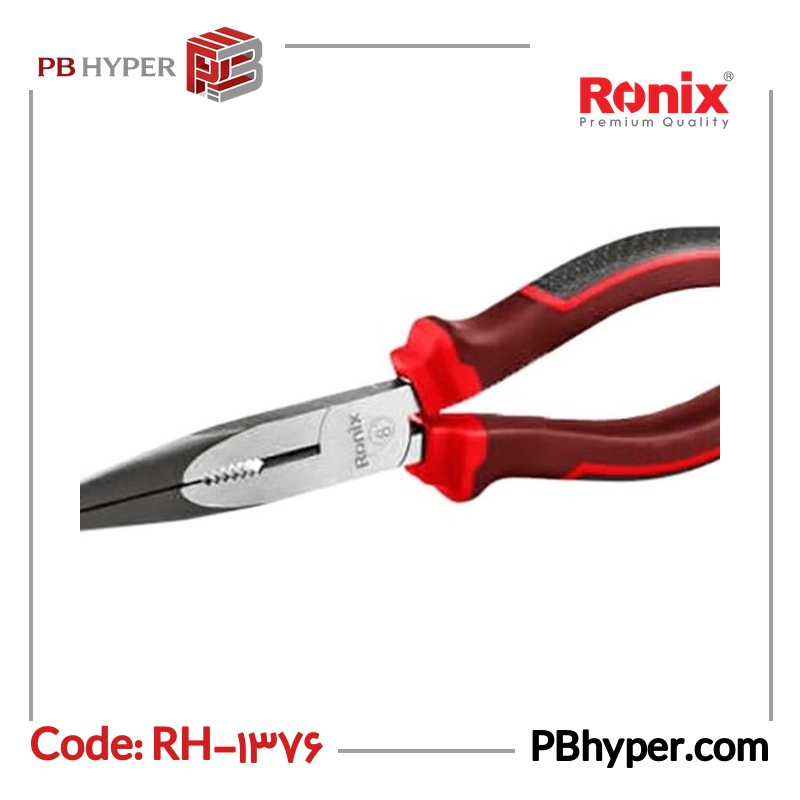 انبر دم باریک رونیکس مدل RH-1376 سایز 6 اینچ