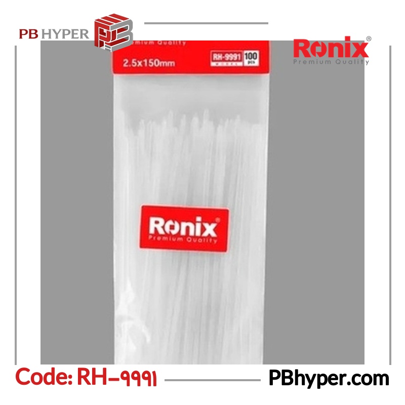 بست کمربندی رونیکس مدل RH-9991 بسته 100 عددی