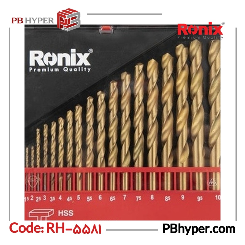 مجموعه 19عددی مته رونیکس مدل RH-5581