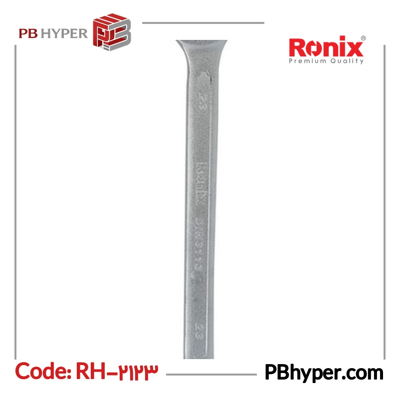 آچار یک سر تخت یک سر رینگی رونیکس مدل RH-2123 سایز 23 میلی متر