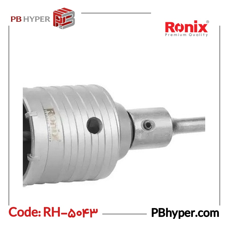 مته گردبر بتن چهار شیار رونیکس مدل RH-5043 سایز 60 میلی متر