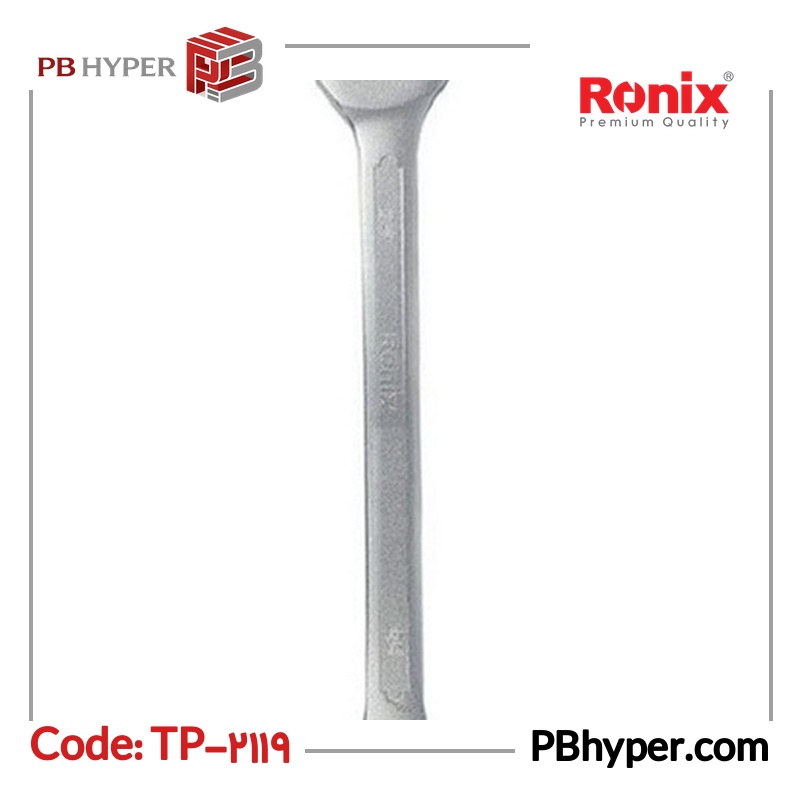 آچار یک سر تخت یک سر رینگی رونیکس کد TP-2119 سایز 19 میلی متر