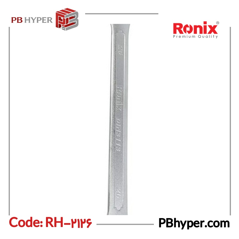 آچار یک سر تخت یک سر رینگی رونیکس مدل RH-2126 سایز 26 میلی متر