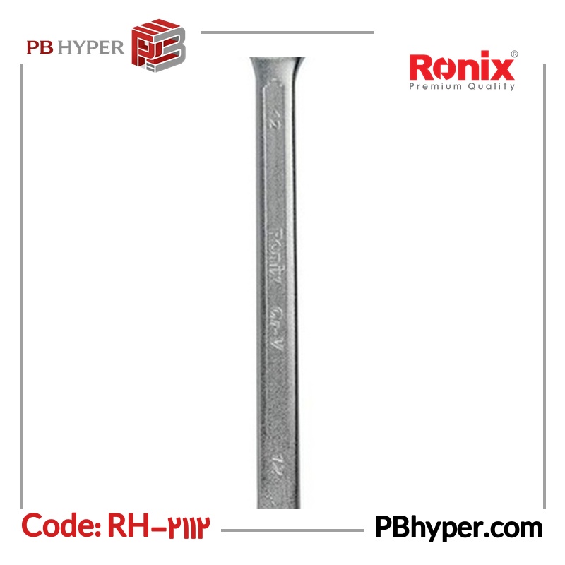 آچار یک سر تخت یک سر رینگی رونیکس مدل RH-2112 سایز 12 میلی متر