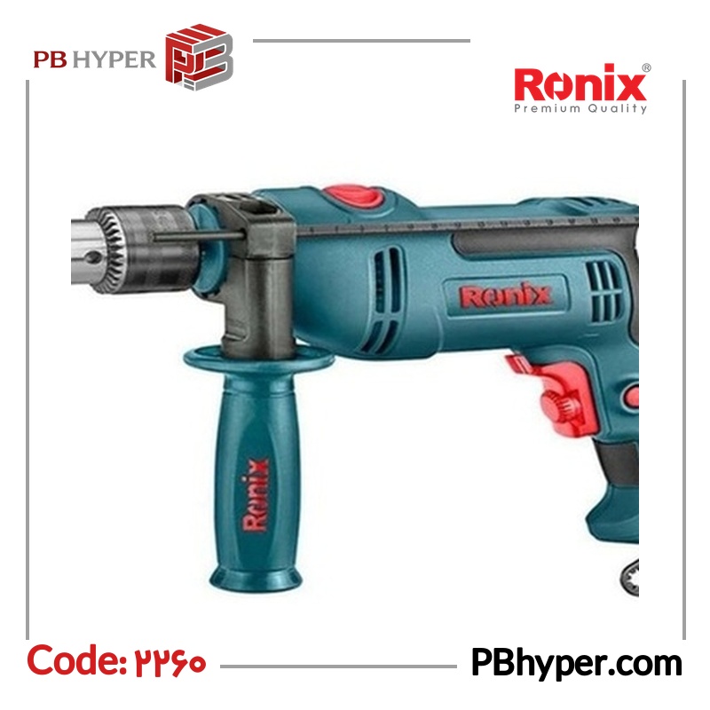 دریل چکشی 13 میلیمتری 750 وات رونیکس مدل 2260