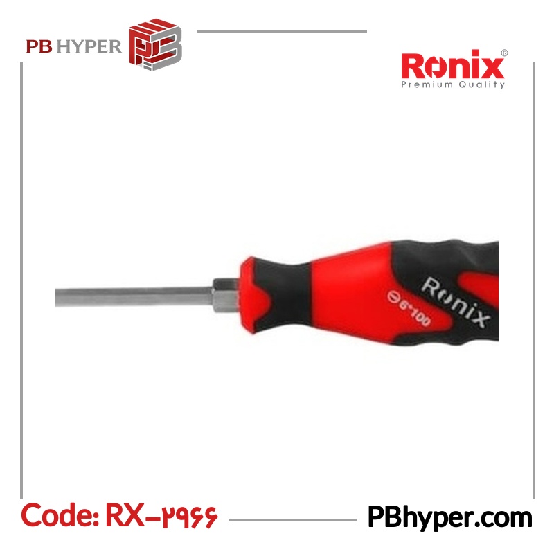 پیچ گوشتی دسته TPR رونیکس مدل RX-2966
