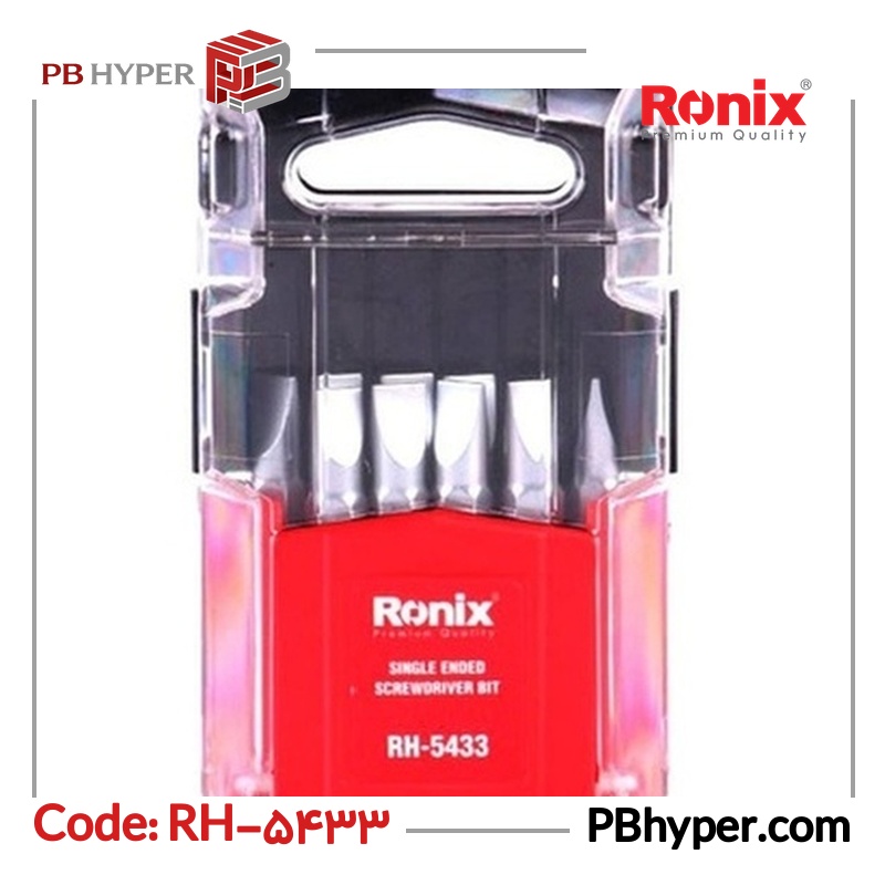 سر پیچ گوشتی یک سر دوسو رونیکس مدل RH-5433 بسته 10 عددی