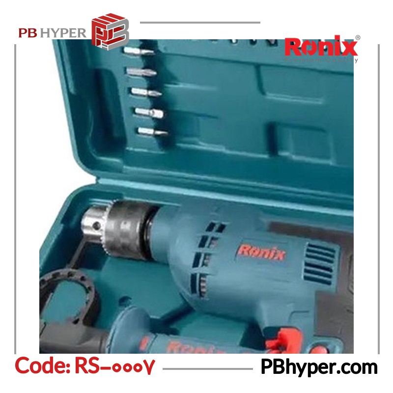 مجموعه 29 عددی دریل  چکشی رونیکس مدل RS-0007