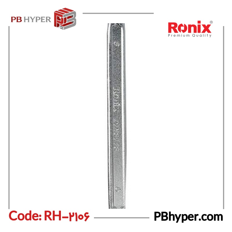 آچار یک سر تخت یک سر رینگی رونیکس مدل RH-2106 سایز 6 میلی متر
