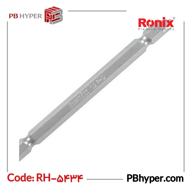 سری پیچ گوشتی دوسر چهارسو رونیکس کد RH-5434 سایز 100 میلیمتر