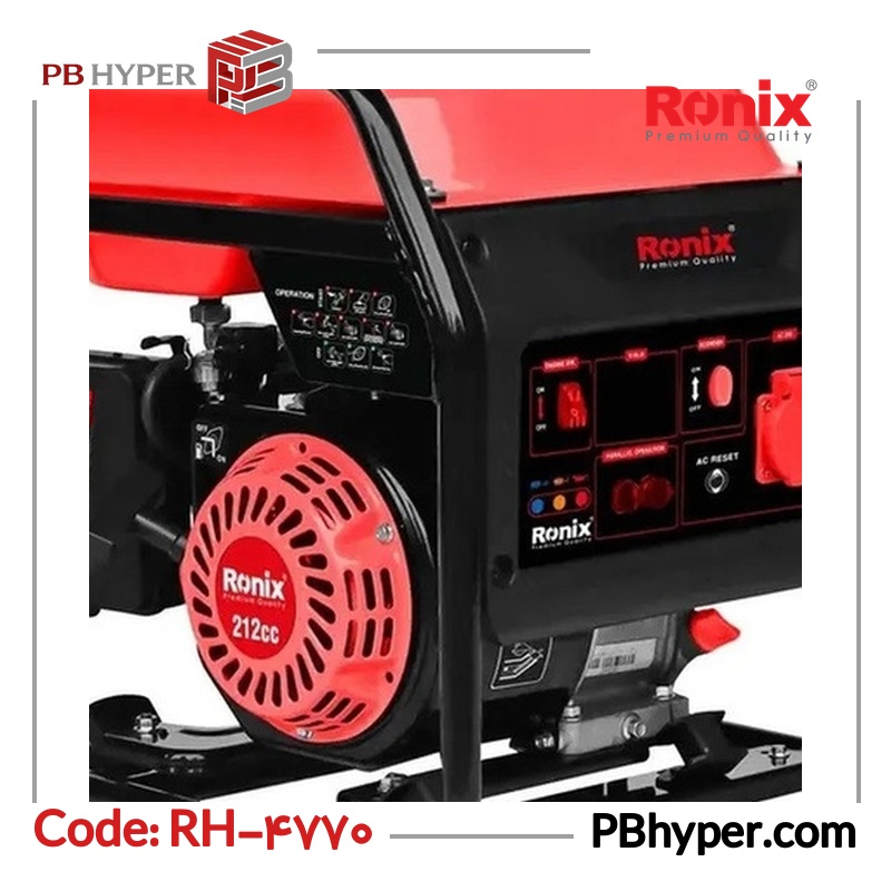 موتور برق بنزینی رونیکس مدل RH-4770