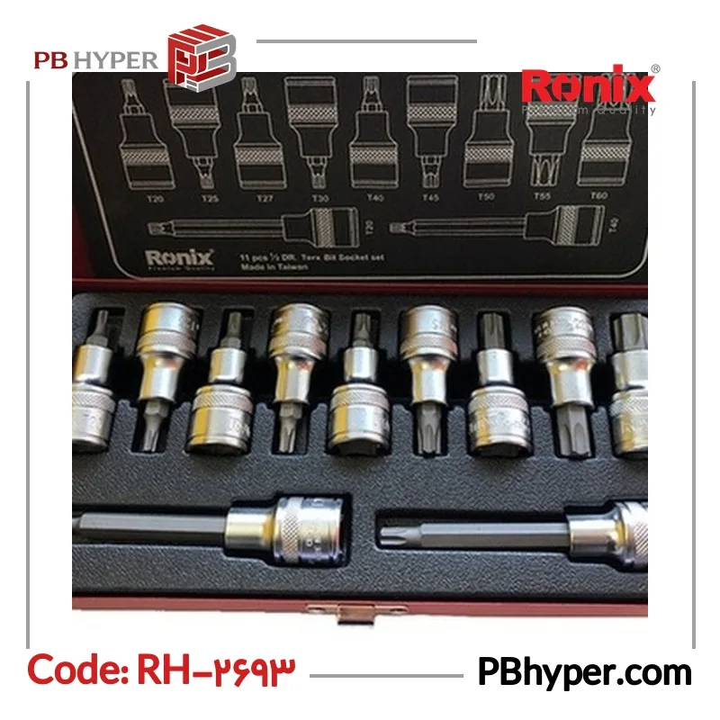 جعبه بکس رونیکس مدل RH-2693 مجموعه 11 عددی