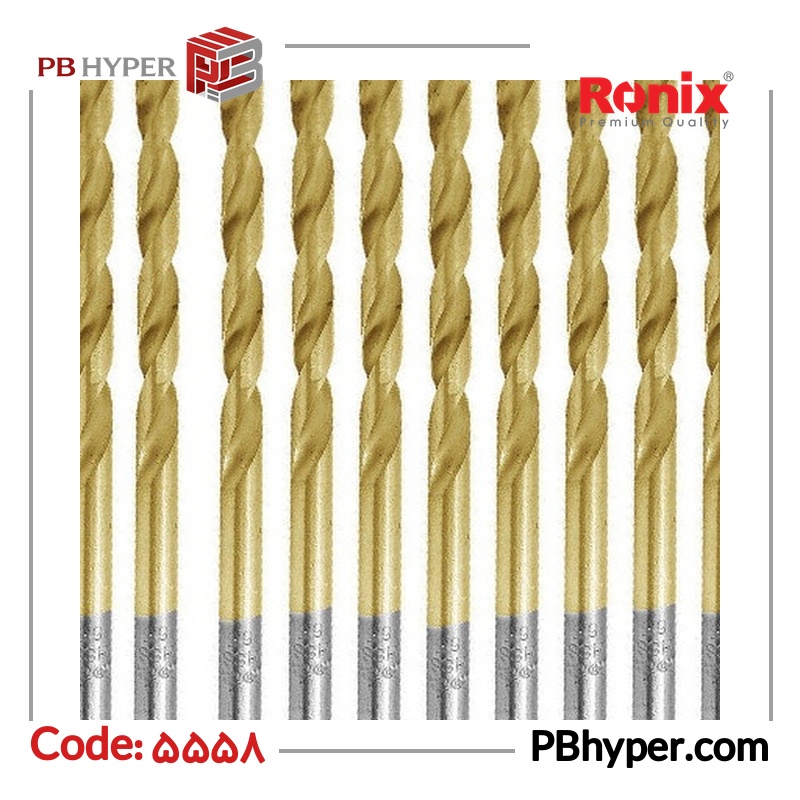 مته آهن رونیکس کد 5558 RH سایز 4.2 میلیمتر بسته 10 عددی