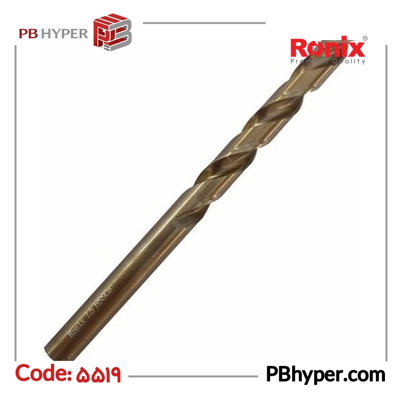 مته کبالت رونیکس کد 5519 سایز 9.5 میلی متر