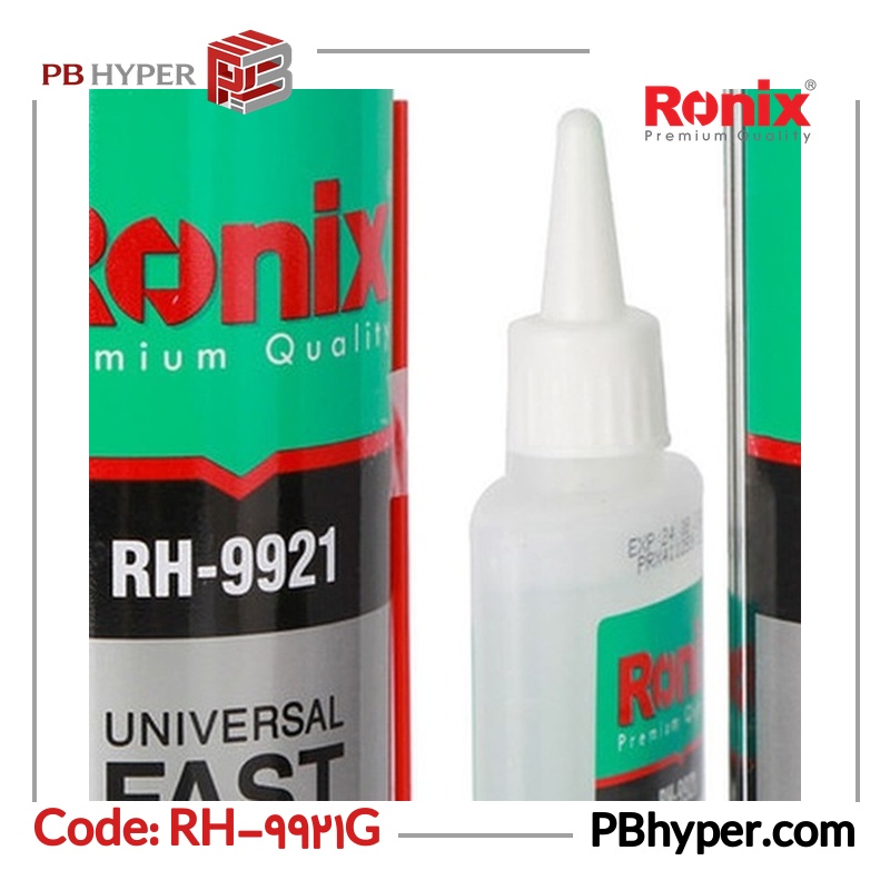 چسب فوری رونیکس مدل RH-9921G حجم 400 میلی لیتر بسته 2 عددی