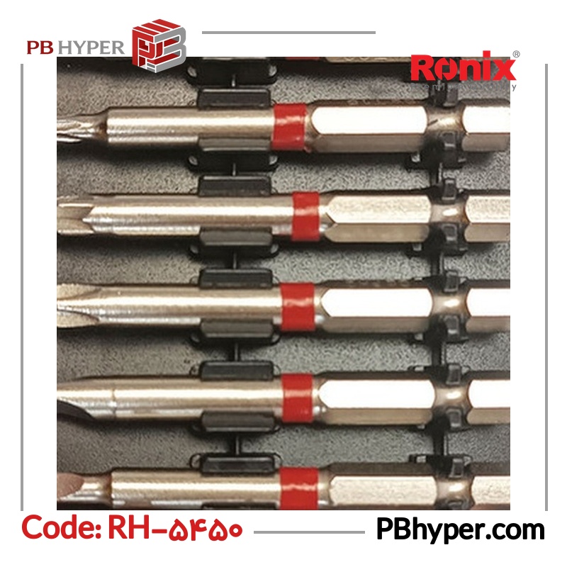 سری پیچ گوشتی رونیکس مدل RH-5450 بسته 20 عددی