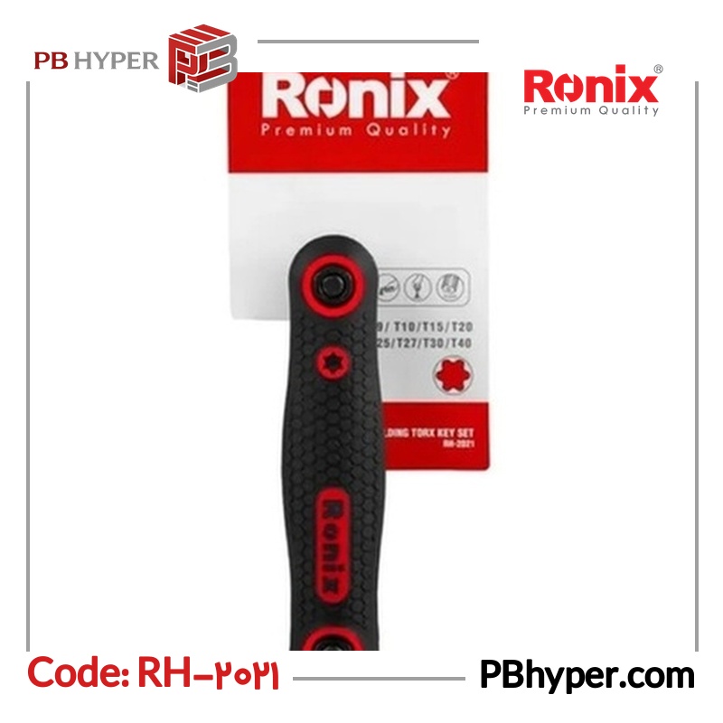 مجموعه 8 عددی آچار آلن ستاره ای رونیکس مدل RH-2021