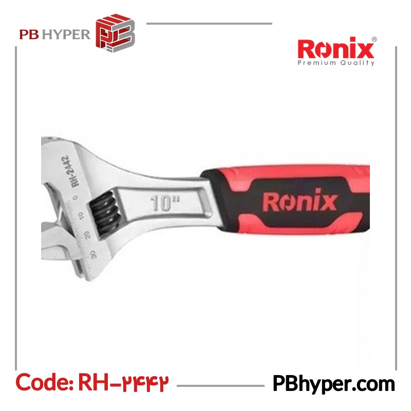 آچار فرانسه رونیکس مدل RH-2442 سایز 10 اینچ