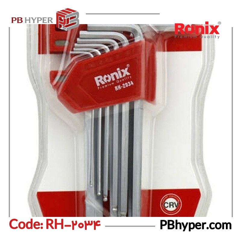 آچار همه کاره رونیکس مدل RH-2034 مجموعه 9 عددی