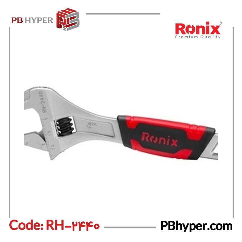 آچار فرانسه رونیکس مدل RH-2440 سایز 6 اینچ