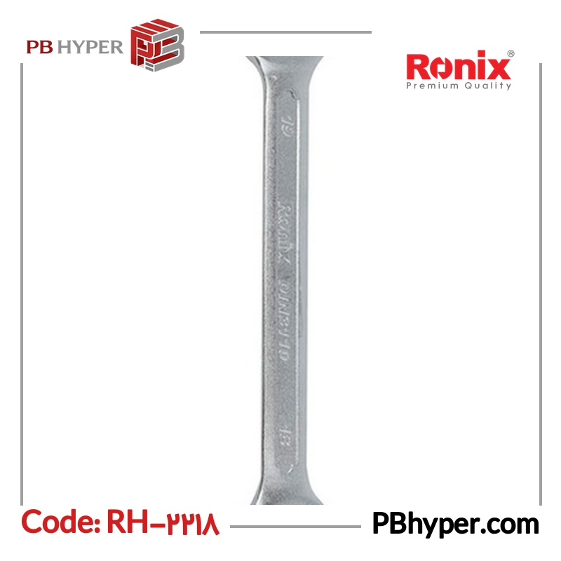 آچار دوسر تخت رونیکس مدل RH-2218 سایز 19-18 میلی متر