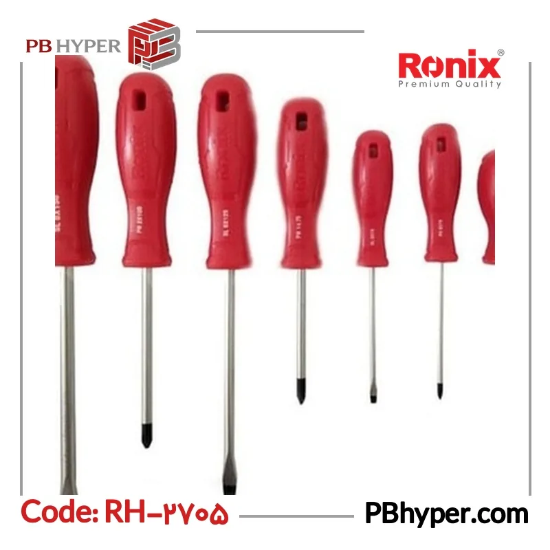 پیچ گوشتی رونیکس مدل RH-2705 مجموعه 7عددی