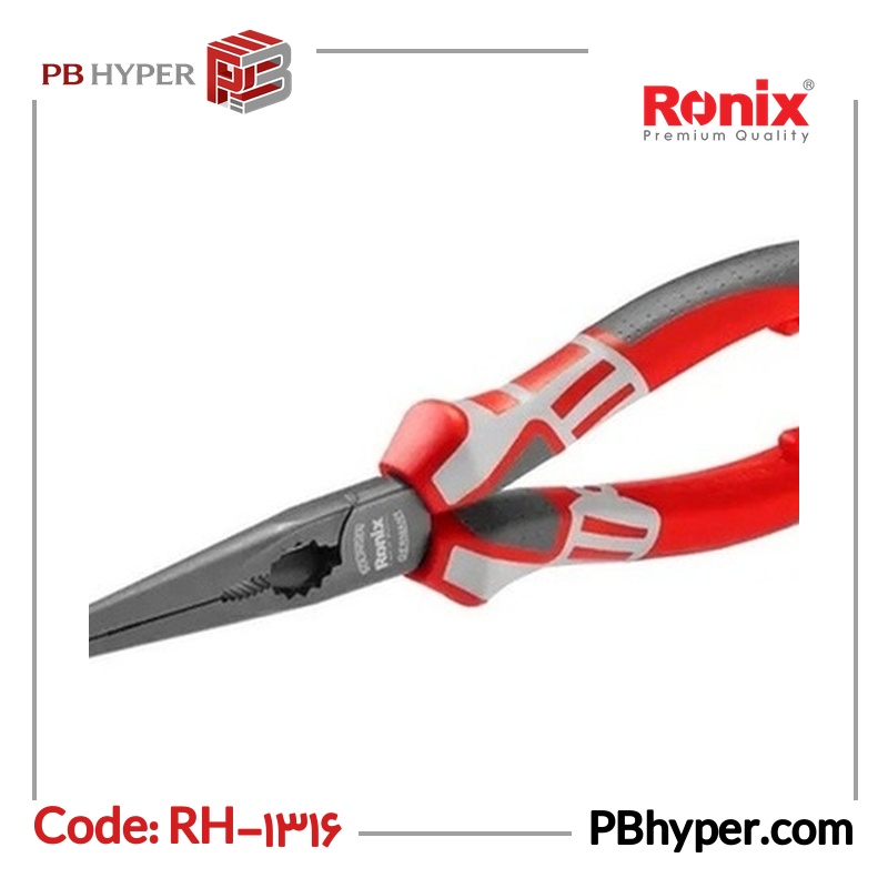 انبر دم باریک رونیکس مدل RH-1316 سایز 6 اینچ