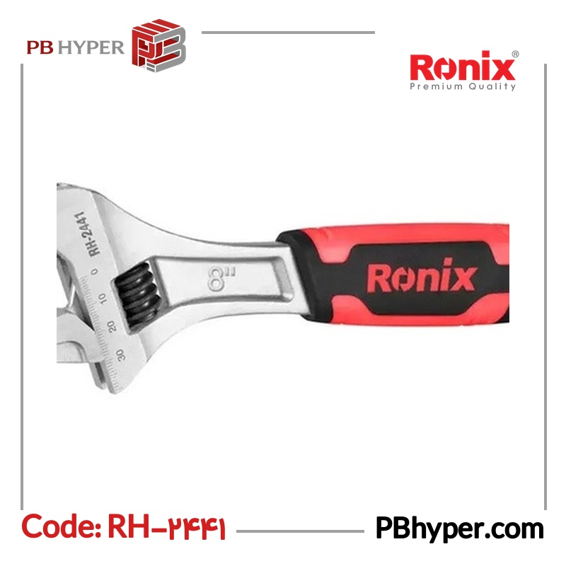 آچار فرانسه رونیکس مدل RH-2441 سایز 8 اینچ