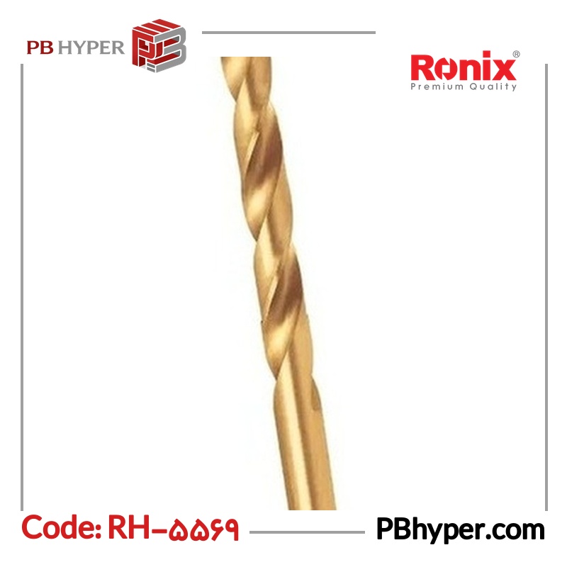 مته طلایی رونیکس کد RH-5569 سایز 9.5 میلی متر