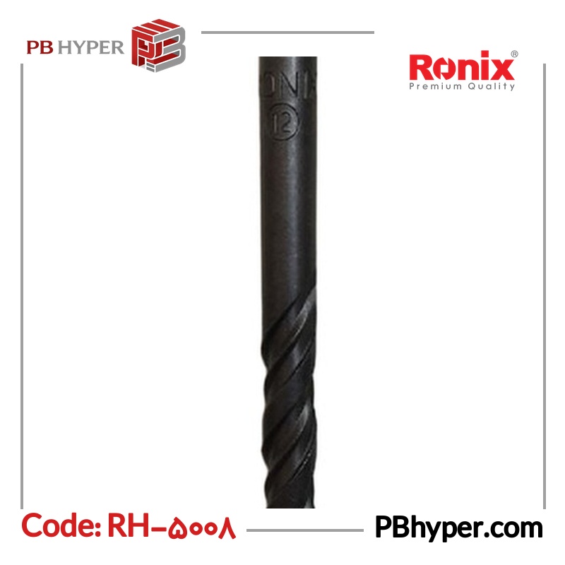 مته الماسه چهارشیار رونیکس مدل RH-5008 سایز ۱۲ میلی متر