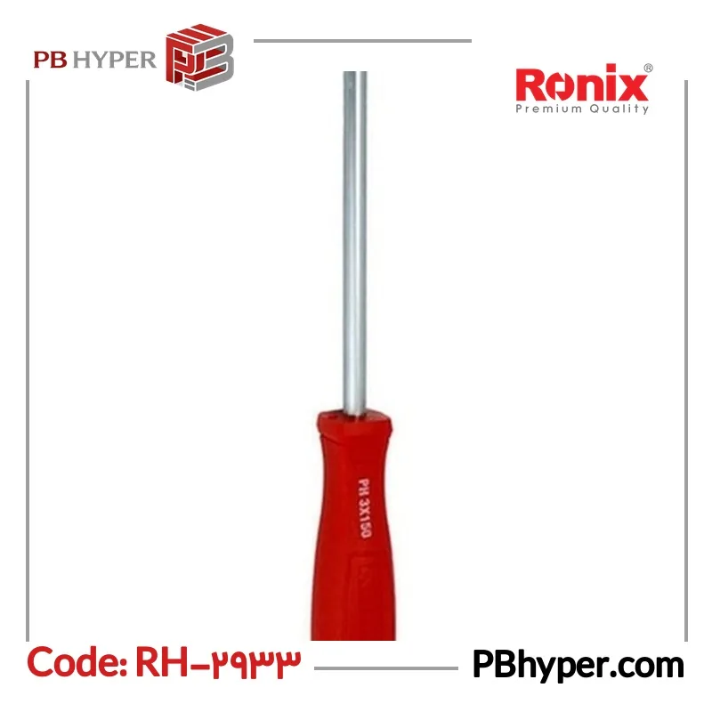 پیچ گوشتی چهارسو رونیکس مدل RH-2933