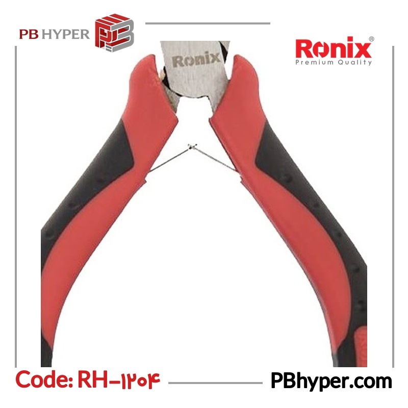 انبر سیم چین مینی رونیکس مدل RH-1204 سایز 4/5 اینچ