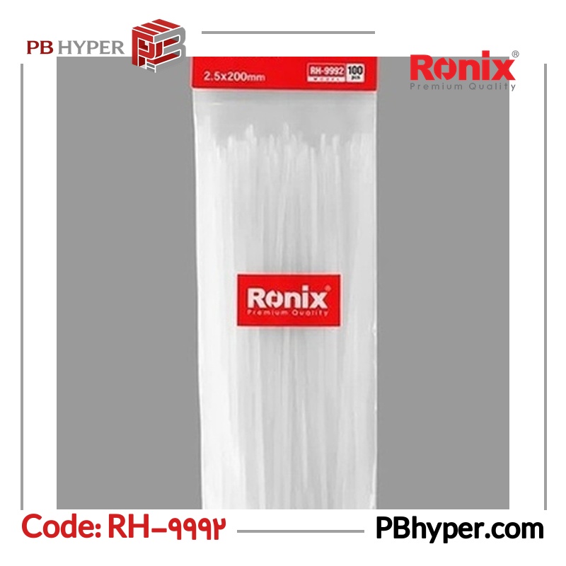 بست کمربندی رونیکس مدل RH-9992 بسته 100 عددی