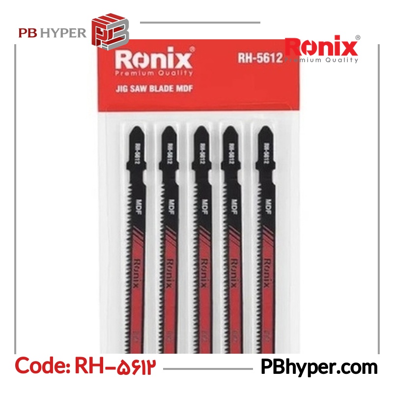 تیغ اره عمودبر MDF رونیکس مدل RH-5612 بسته 5 عددی