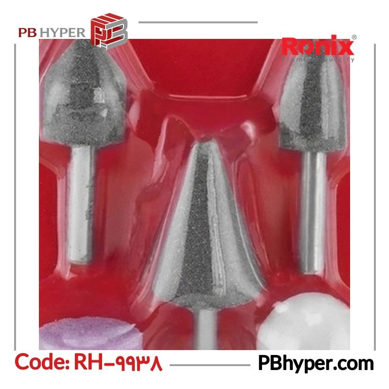 ست سنگ انگشتی پولیش رونیکس مدل RH-9938 بسته 5 عددی