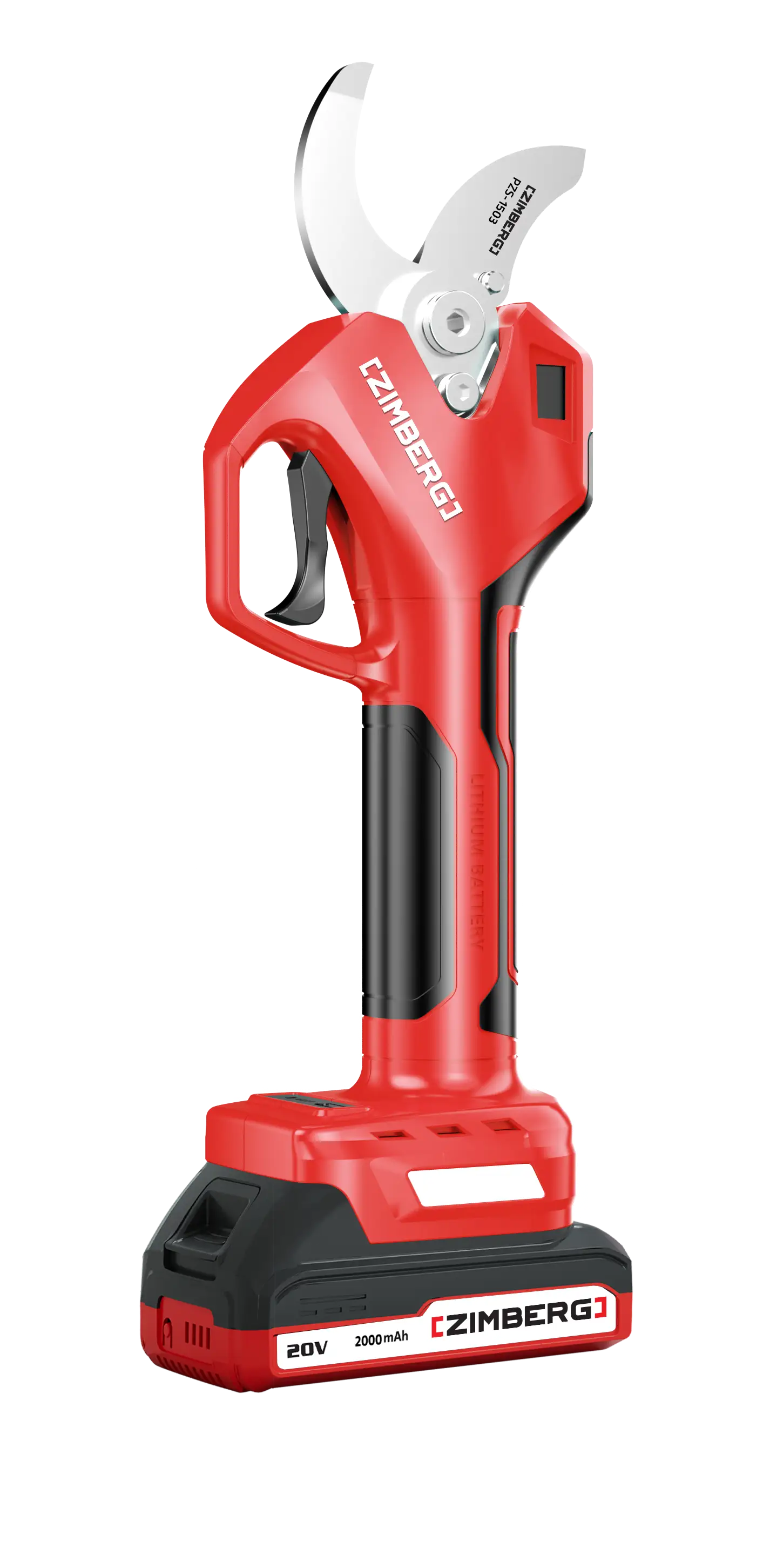 PZC-1503 قیچی باغبانی 30 میلی متر شارژی 20 ولت براشس