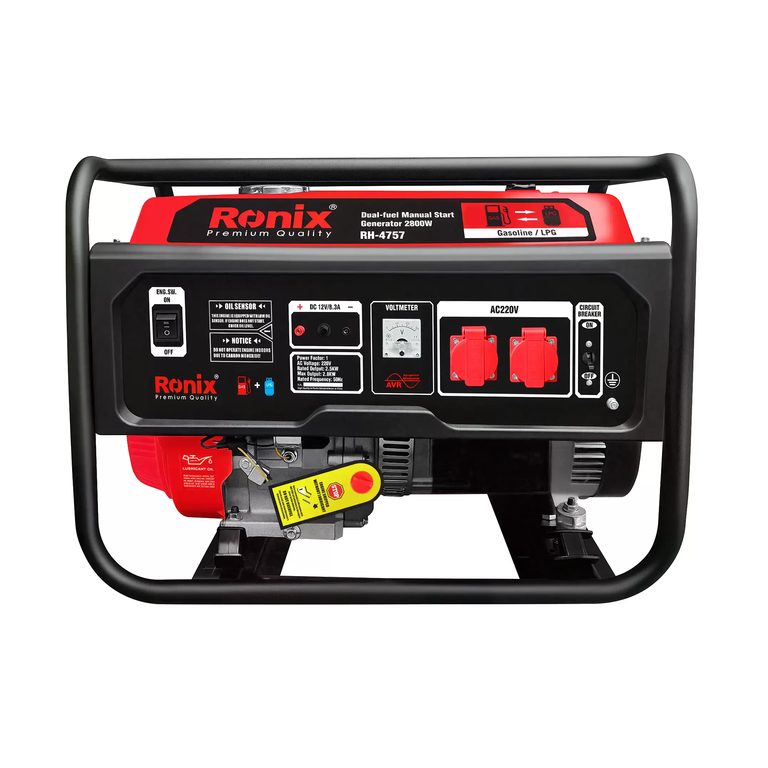 مدل : RH-4757  (NA)  ژنراتور 2800 وات دوگانه سوز هندلی