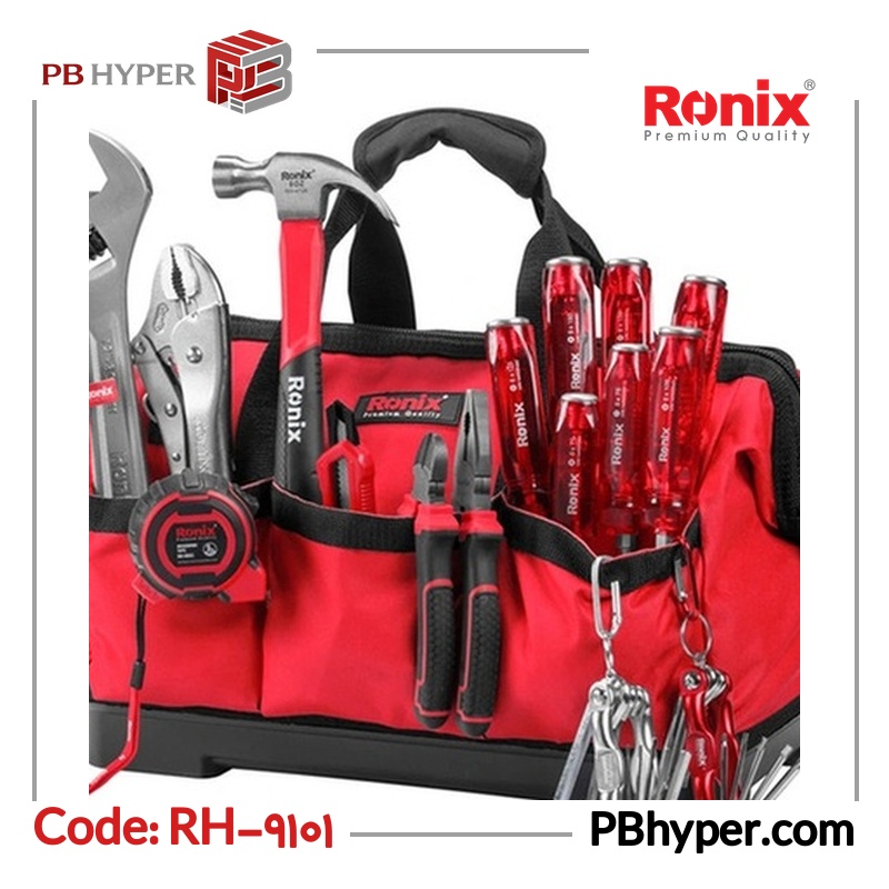 مجموعه 18 عددی ابزار دستی رونیکس مدل RH-9101
