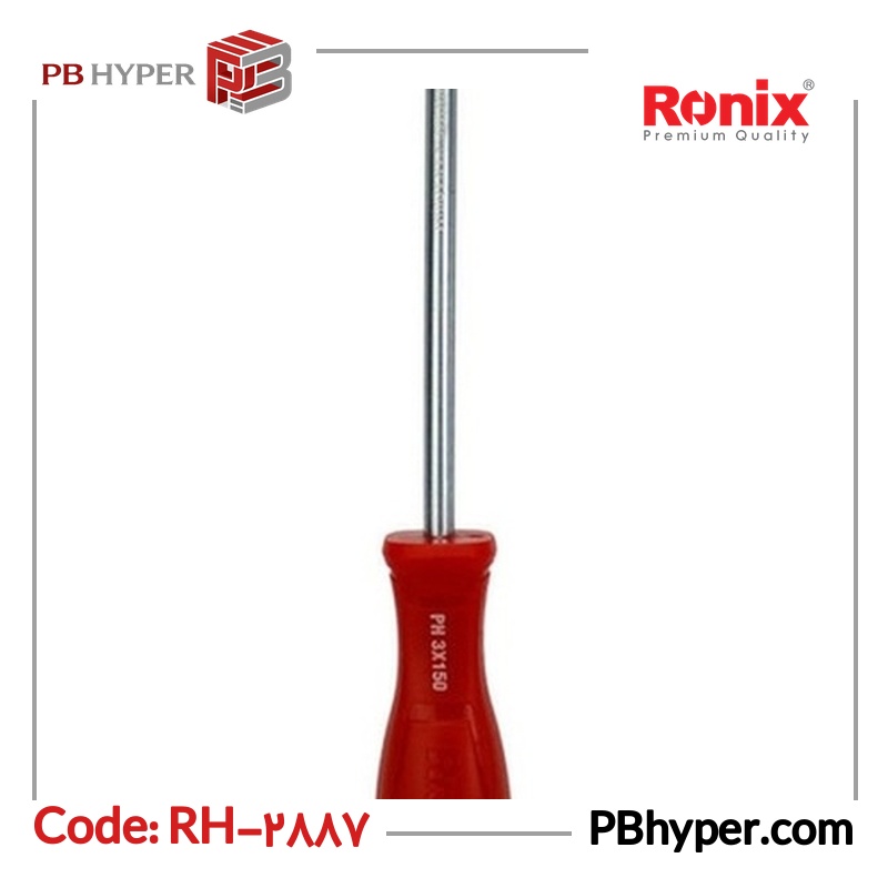 پیچ گوشتی چهارسو رونیکس مدل RH-2887
