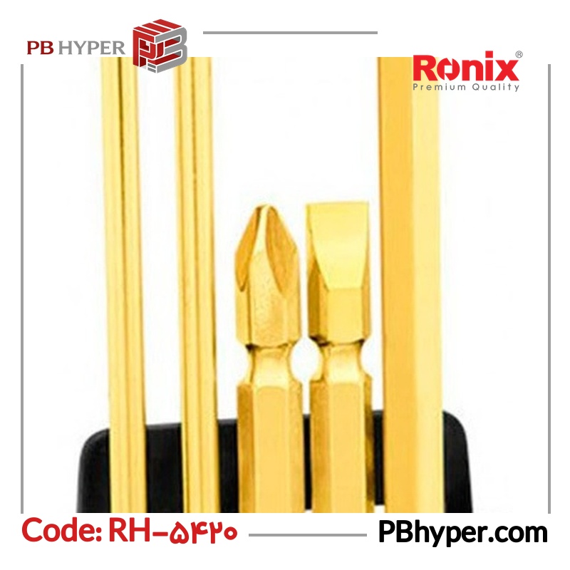 مجموعه 5 عددی سری پیچ گوشتی رونیکس مدل RH-5420