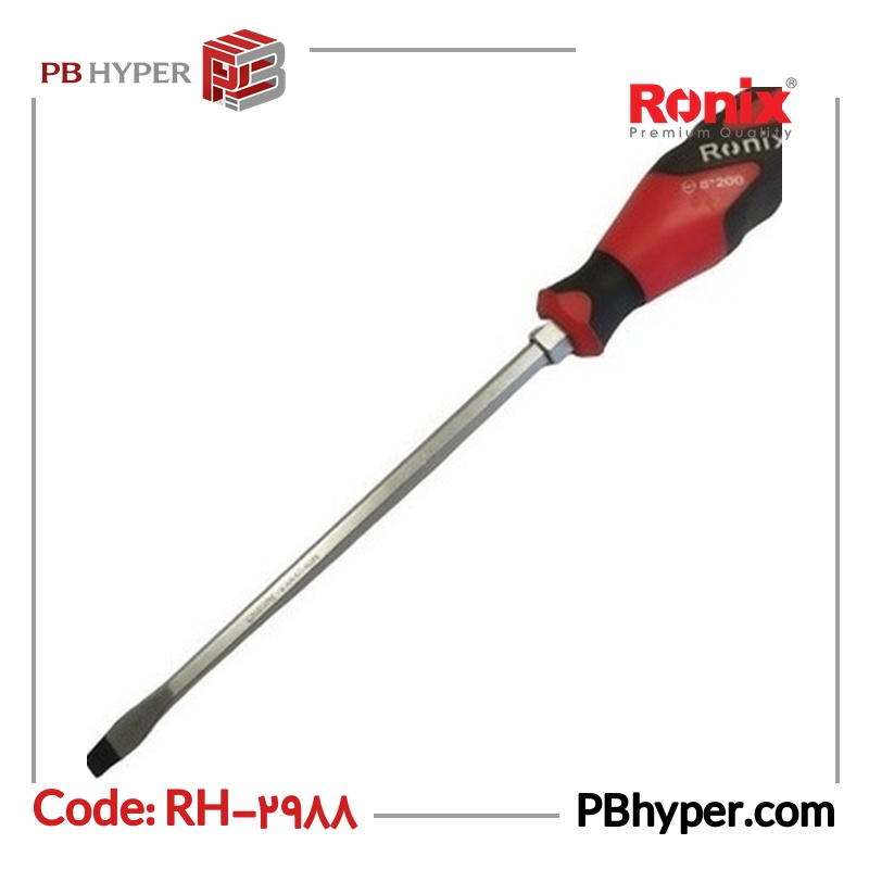 پیچ گوشتی دو سو ضربه خور رونیکس مدل RH-2988