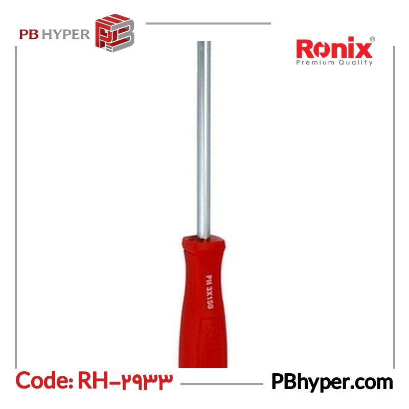 پیچ گوشتی چهارسو رونیکس مدل RH-2933