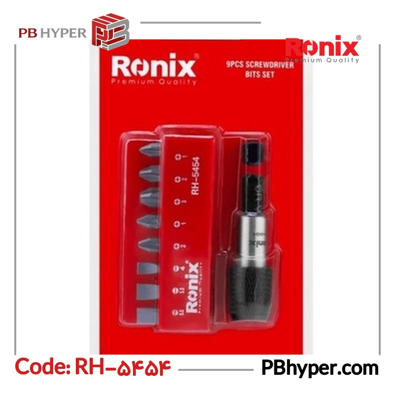 رابط سری پیچ گوشتی رونیکس مدل RH-5454 بسته 9 عددی