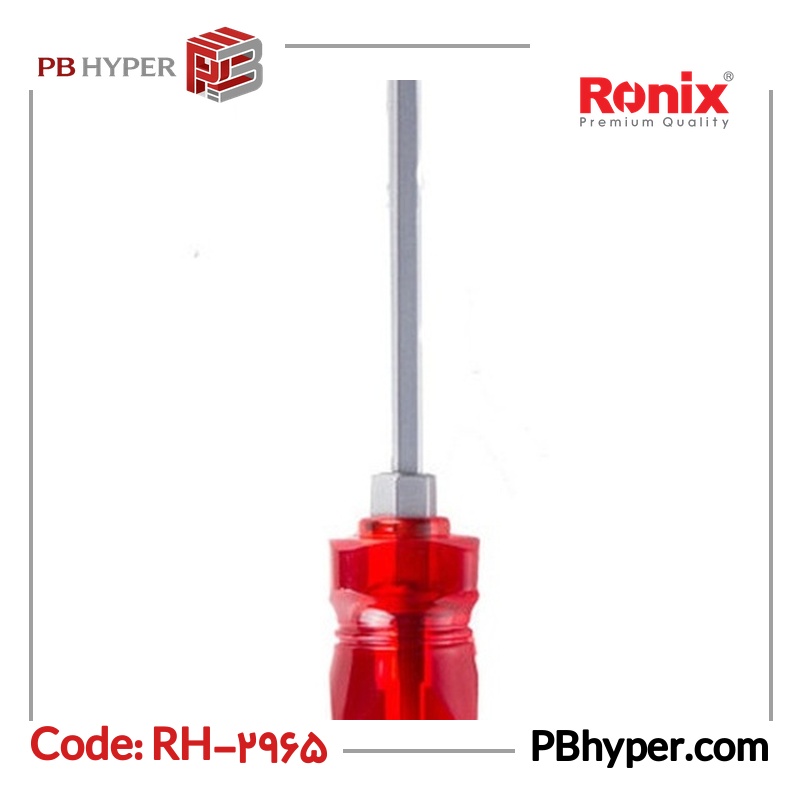 پیچ گوشتی چهارسو رونیکس مدل RH-2965